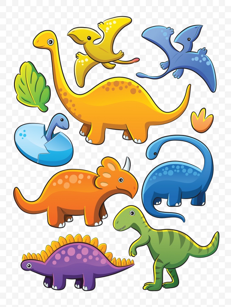 恐龙 动物 卡通恐龙 卡通动物 卡通 