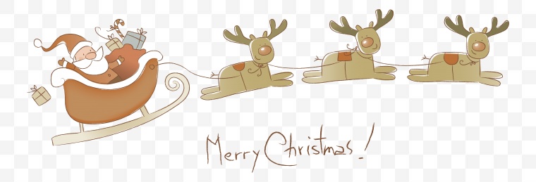鹿 动物 小鹿 野生动物 卡通鹿 卡通动物 卡通 圣诞节 圣诞 圣诞老人 