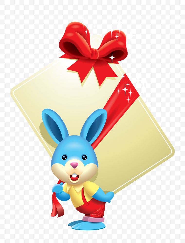 兔子 动物 小兔子 卡通兔子 卡通动物 卡通 礼品卡 