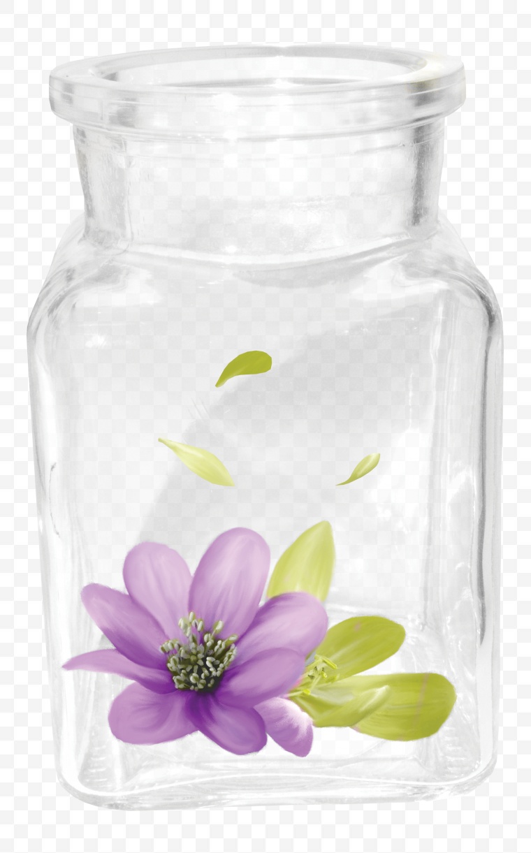 紫色的花 花 瓶子 