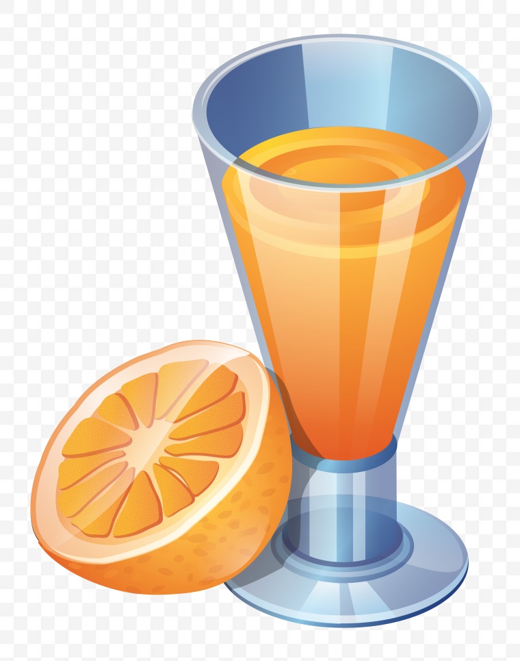 橙子 水果 饮料 