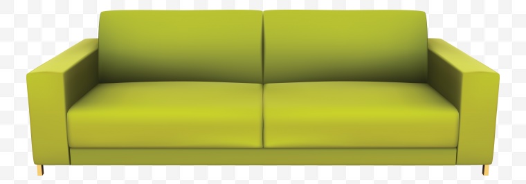 沙发 绿色沙发 