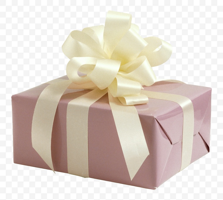 粉色的礼盒 礼物盒 
