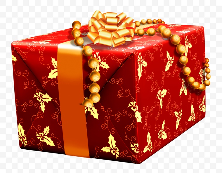 红色的盒子和礼物 礼物盒 