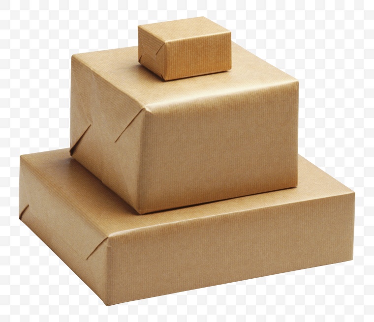 米色的盒子 礼物盒 