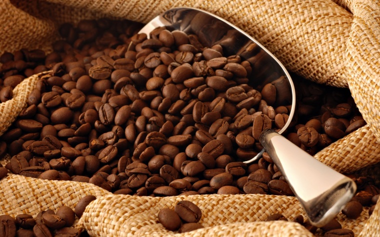 咖啡豆背景 