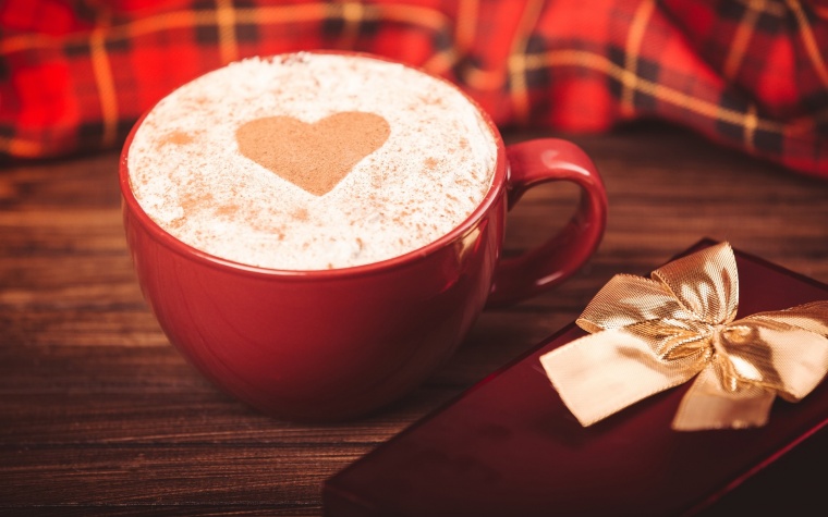 爱心咖啡 爱情背景 咖啡 浪漫 