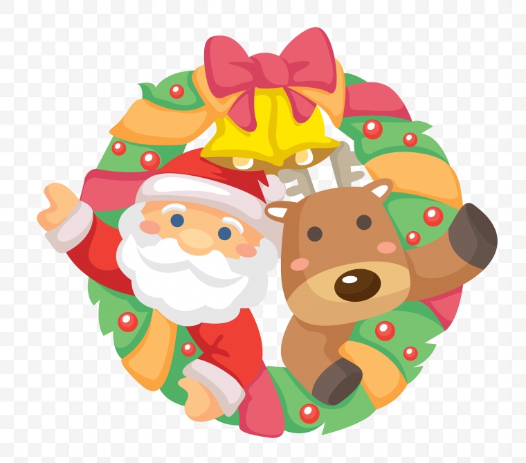 圣诞节 圣诞快乐 圣诞节标志 圣诞老人 麋鹿 