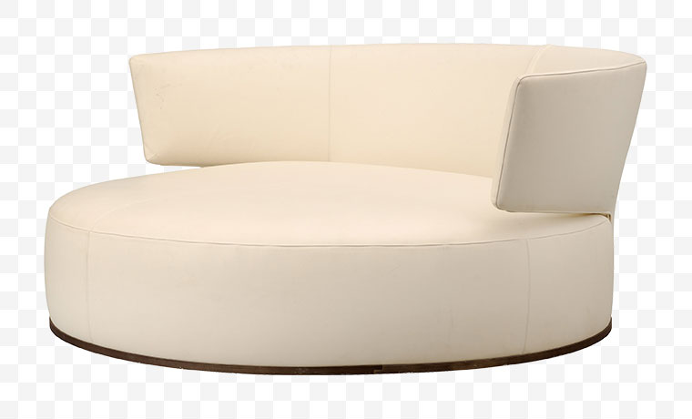沙发 布艺沙发 白色沙发 圆形沙发 