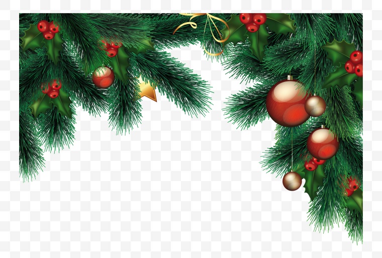 圣诞节 圣诞快乐 圣诞节标志 圣诞装饰 彩灯 松枝 