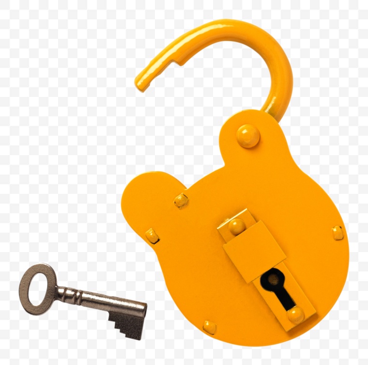锁和钥匙 小熊锁 