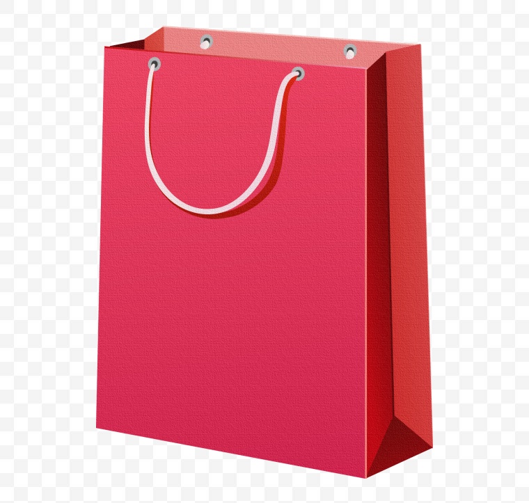 红色购物袋 