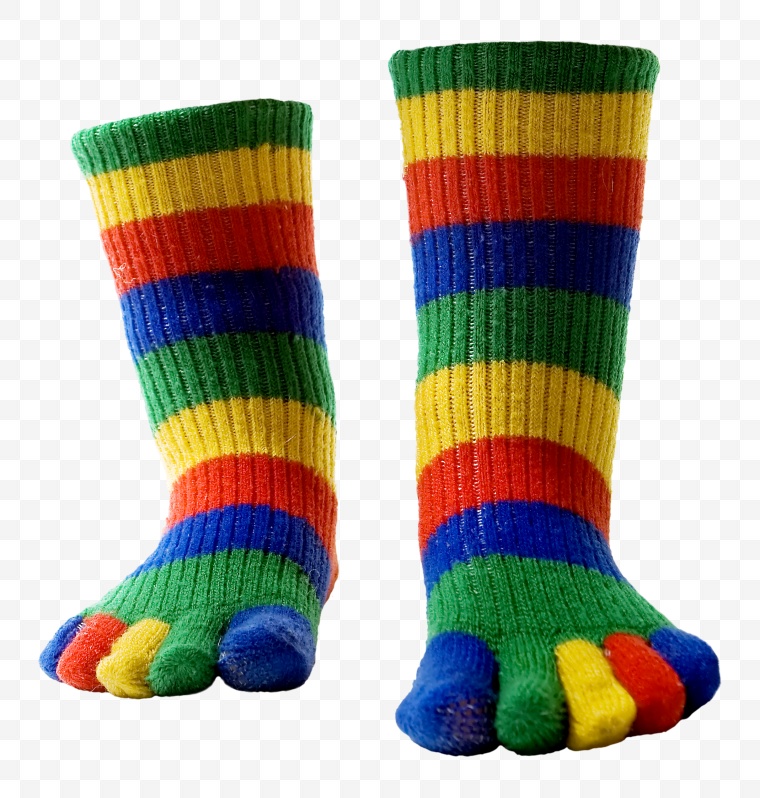袜子 毛线袜 五指袜 长筒袜 