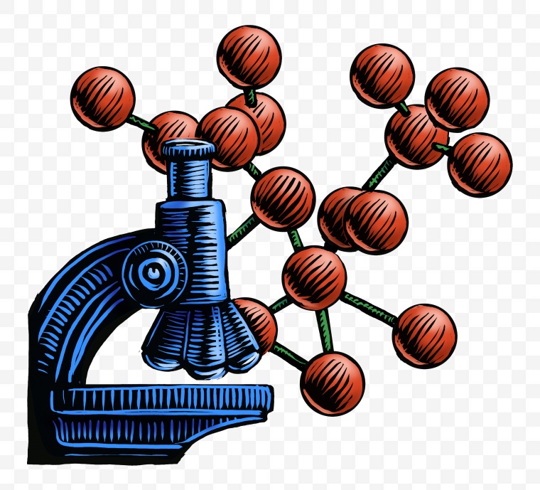 医学和科学 分子结构图 