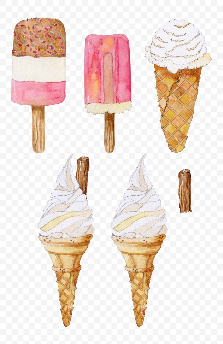 冰淇淋 甜筒 雪糕 冰棍 