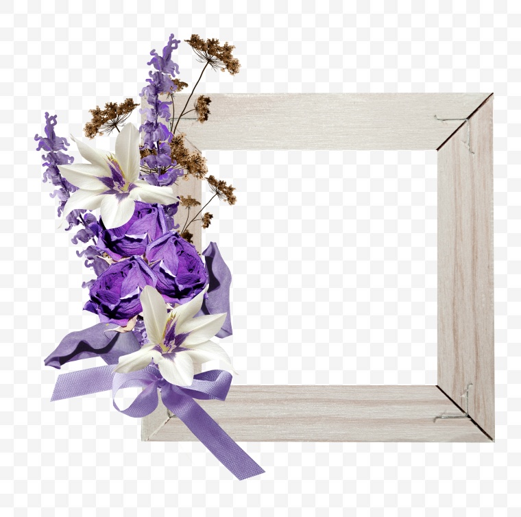 紫色薰衣草 紫色的花 薰衣草 花束 花 相框 