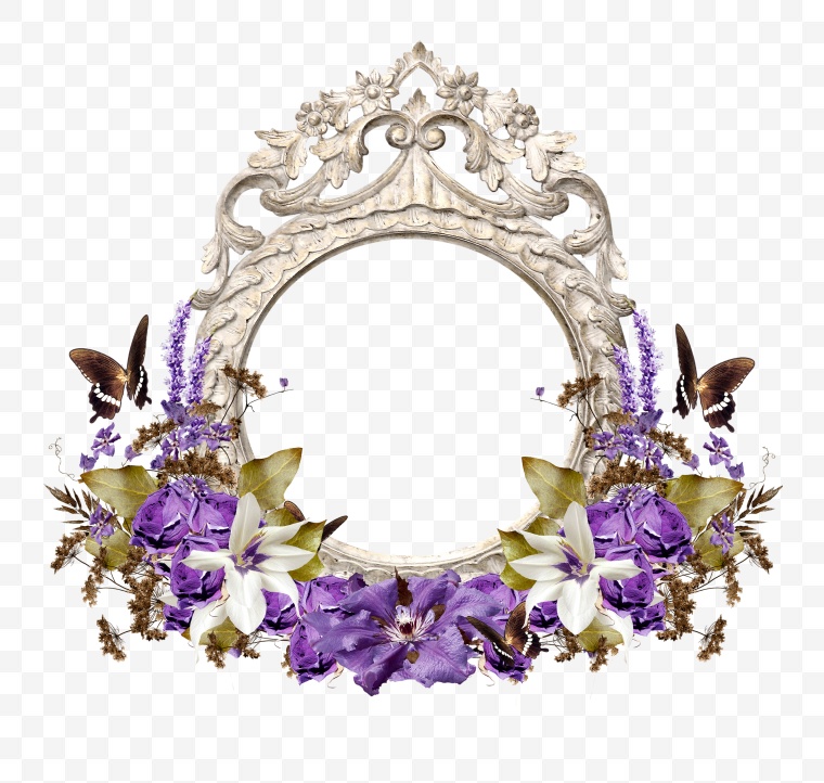 紫色薰衣草 紫色的花 薰衣草 花束 花 相框 