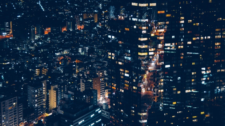 城市夜景 城市 夜景 大楼 高楼大厦 