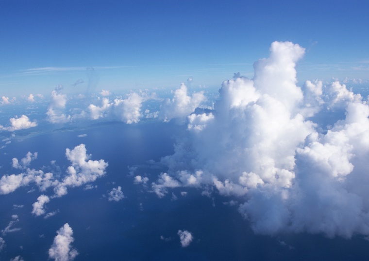 天空云层 天空 云层 蓝天白云 云彩 云 天上 高空 