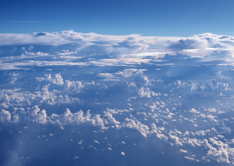 天空云层 天空 云层 蓝天白云 云彩 云 天上 高空 