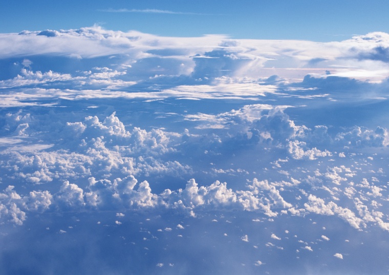 天空云层 天空 云层 蓝天白云 云彩 云 天上 高空 