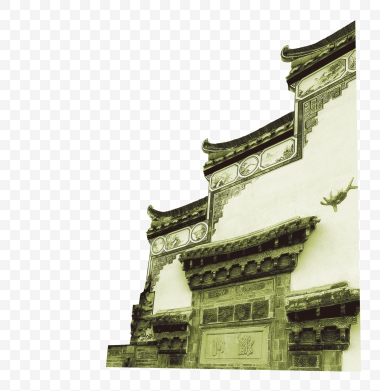 古典徽州建筑 古典建筑 徽州建筑 中式建筑 建筑 中国风 