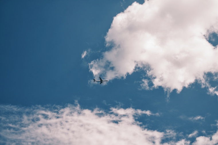 飞机 天空 机翼 蓝天 白云 科技 背景图 高清背景图 背景素材 