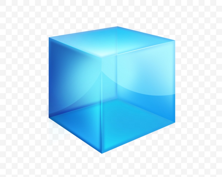 蓝色立方体 立方体 立体图形 立体 