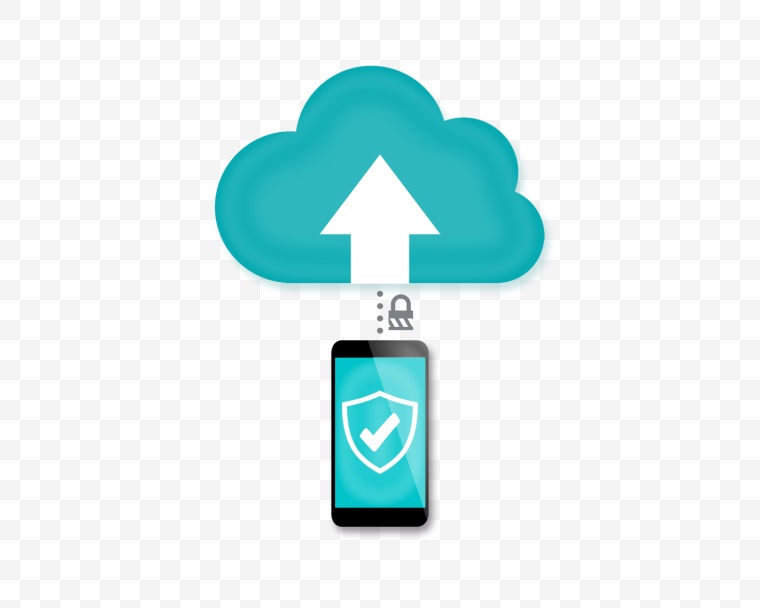 在线存储 图标 上传 手机 云上传 安全 加密 密码锁 