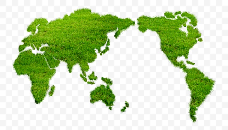 草地草坪 草地 草坪 绿地 绿色地图 绿色世界地图 世界地图 环保 