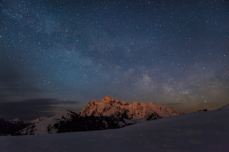 雪山 冬天 冬季 雪 雪地 山 山脉 天空 星空 自然 季节 背景图 背景 高清背景 