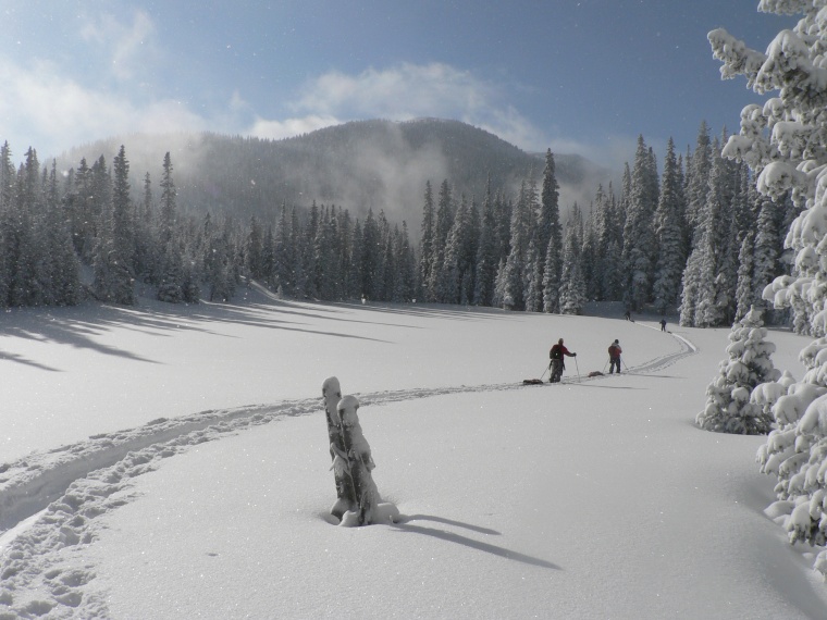 雪山 冬天 冬季 雪 雪地 山 山脉 树林 天空 自然 季节 背景图 背景 高清背景 