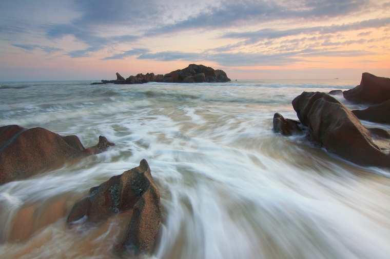 海滩 海边 沙滩 天空 自然 海 大海 海浪 风景 背景图 高清背景 背景 