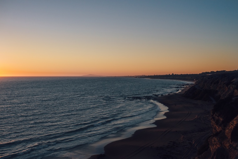 海滩 海边 沙滩 天空 自然 海 大海 黄昏 风景 背景图 高清背景 背景 