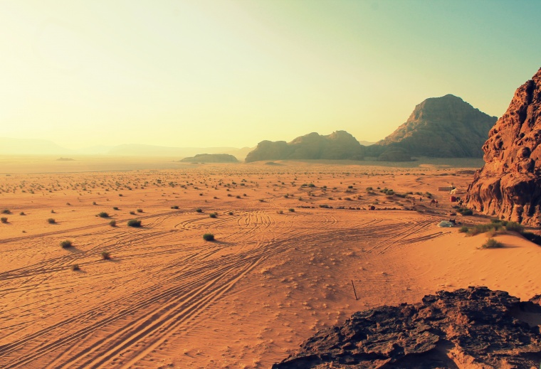 沙漠 荒漠 大漠 沙 自然 天空 戈壁 风景 背景图 高清背景 背景 