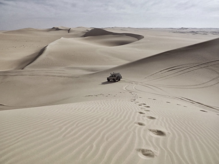 沙漠 荒漠 大漠 沙 自然 天空 车 旅途 风景 背景图 高清背景 背景 