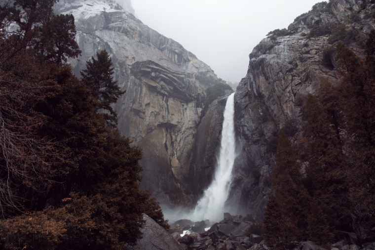 瀑布 水流 河流 壮观 自然 岩石 峭壁 风景 背景图 高清背景 背景 