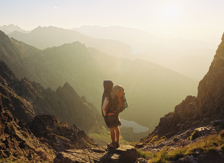 山峰 山 山脉 登山 人 群山 自然 风景 背景图 高清背景 背景 