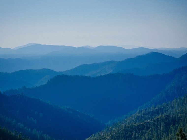 山峰 山 山脉 群山 天空 自然 风景 