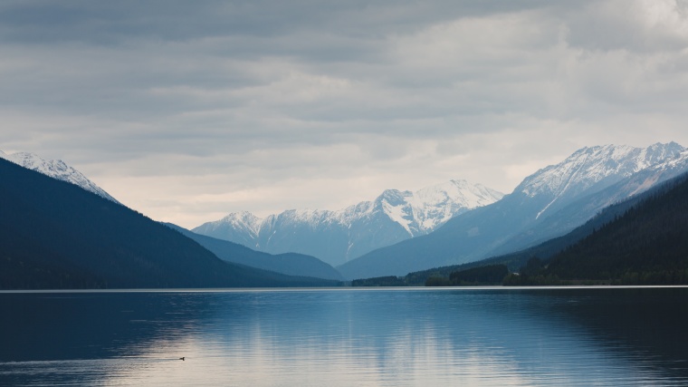 山峰 山 山脉 湖泊 湖 天空 自然 风景 