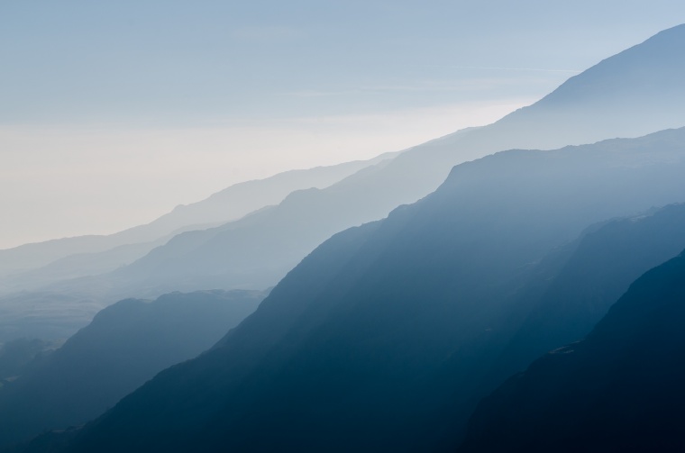 山峰 山 山脉 群山 天空 自然 风景 