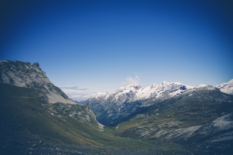 山峰 山 山脉 天空 雪山 山坡 自然 风景 