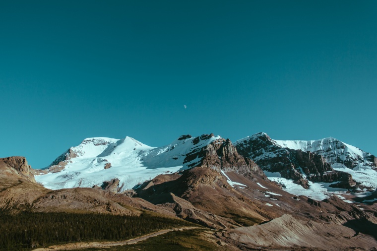 山峰 山 山脉 雪山 天空 自然 风景 