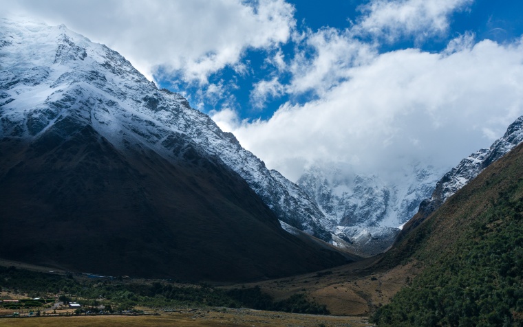 山峰 山 山脉 天空 雪山 自然 风景 