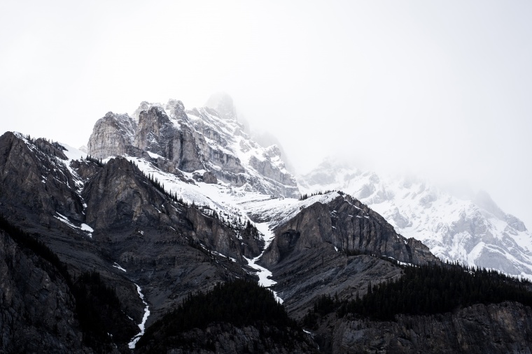 山峰 山 山脉 雪山 天空 自然 风景 