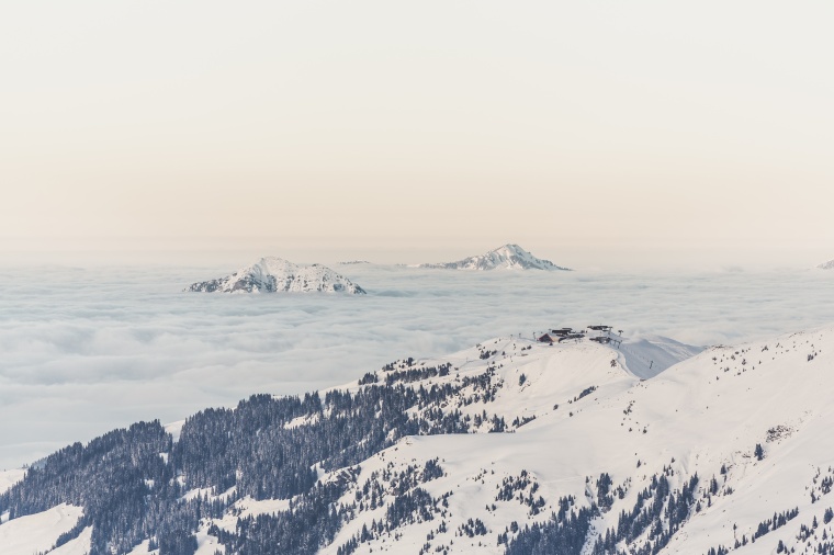 山峰 山 山脉 天空 雪山 自然 风景 