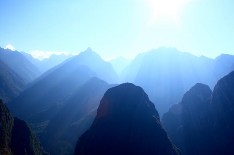 山峰 山 山脉 天空 山川 自然 风景 