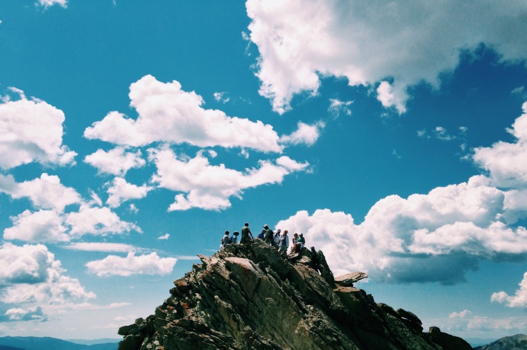 山峰 山 山脉 天空 岩石 山顶 自然 风景 