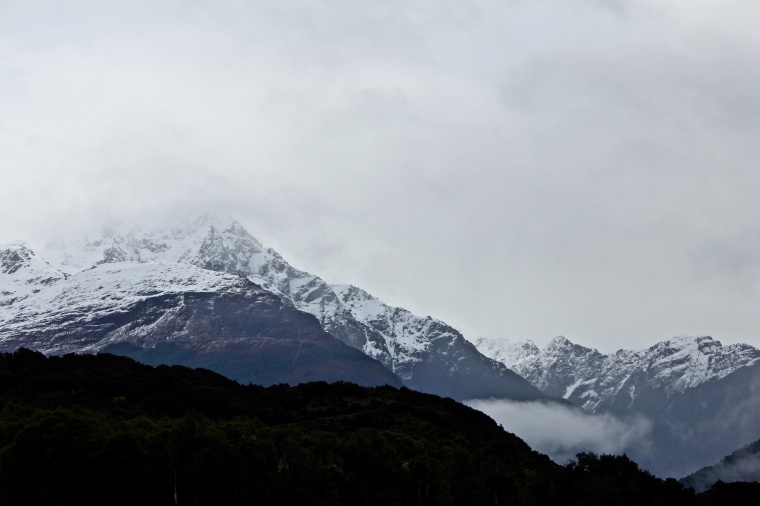 山峰 山 山脉 雪山 天空 自然 风景 