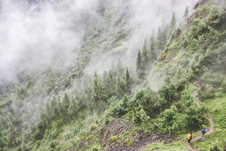 山峰 山 山脉 山坡 天空 自然 风景 